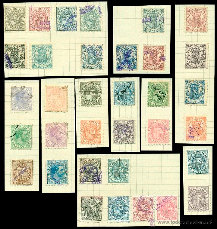 Briefmarken: TC0849. MAGN&Iacute;FICO LOTE X 34 TIMBRES M&Oacute;VILES VARIADOS. USADOS Y SIN USAR
