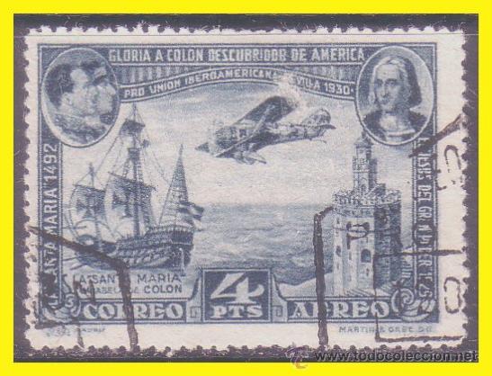 Timbres: 1930  Pro Uni&oacute;n Iberoamericana, EDIFIL n&ordm; 591 (o)