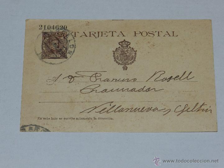 Timbres: ENTERO POSTAL VILLANUEVA Y GELTRU 1901