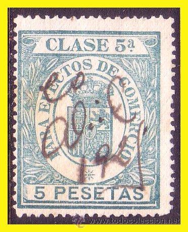 Stamps: FISCALES   1906 Efectos de Comercio,  ALEMANY n&ordm; 72 (o)
