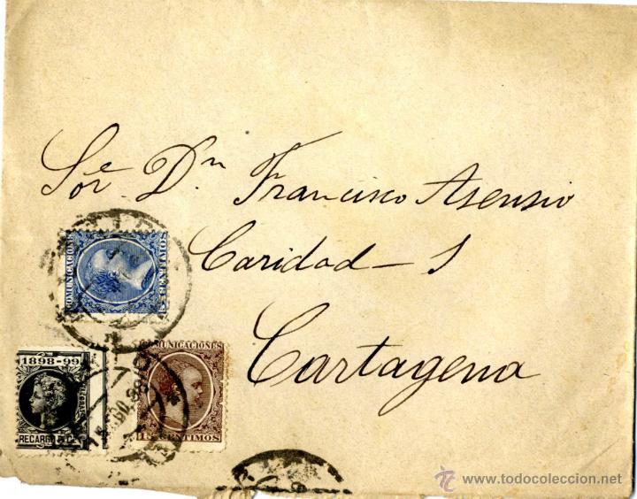 cartagena preciosa carta circulada 1898 - Comprar Sellos ...