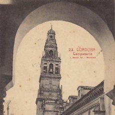 Sellos: TARJETA POSTAL 23 CAMPANARIO -ROISIN CIRCULADA - CORDOBA ESTACION /BARCELONA 1928 Nº 315 VAQUER 