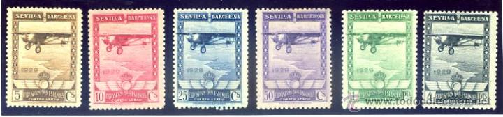 Sellos: Correo a&eacute;reo 1929 completa* - Foto 2