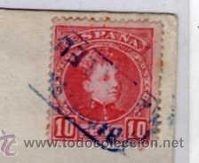 Sellos: Carteria de Manlleu, sobre tarjeta postal ATV 1271 Manlleu, vista general.