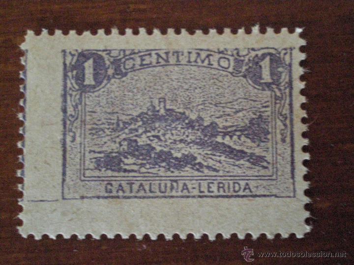 Sellos: SELLO 1 CENTIMO CATALU&Ntilde;A LERIDA - Foto 1