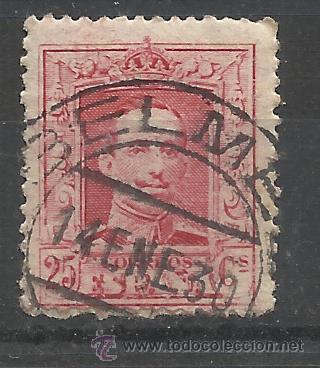 Sellos: fechador alfonso XIII con la cara mas borbona de belmez