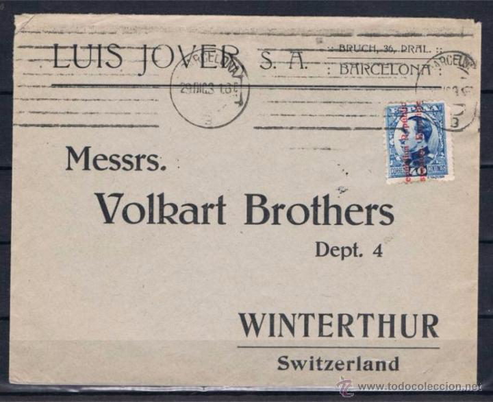 Sellos: 1931.-  BARCELONA A SUIZA - Foto 1