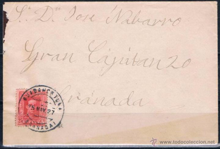 Sellos: 1927.- GUADAHORTUNA A GRANADA - Foto 1