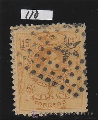 Stamps: MATASELLO ROMBOS DE PUNTO ESTRELLA  sobre SELLO ALFONSO XIII TIPO MEDALLON N&ordm; 271