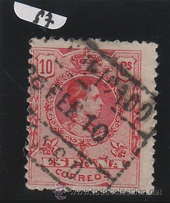 Stamps: : MATASELLO AMBULANTE sobre SELLO ALFONSO XIII TIPO MEDALLON N&ordm; 269