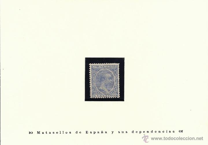Sellos: **215 1889 5 c&eacute;ntimos azul - Foto 1