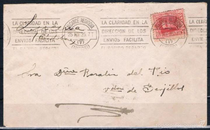 Sellos: 1925.- MADRID A BAENA - Foto 1