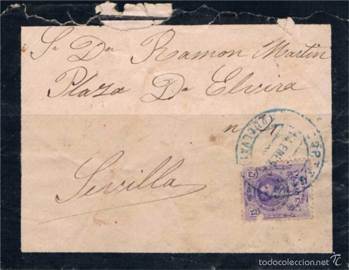 Sellos: 1912.- CORTEGANA A SEVILLA - Foto 1