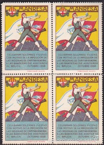 Sellos: BLOQUE 4 VI&Ntilde;ETAS DE MANRESA - Foto 1
