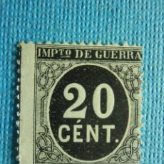 Sellos: SELLO - ESPAÑA - IMPUESTO DE GUERRA - CIFRAS - 1898 - EDIFIL 239 - 20 CENT -. IMPTO