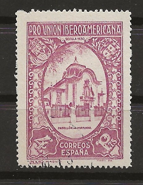 R26/ ESPAÑA USADOS 1930, EDF. 579, PRO UNION IBEROAMERICANA (Sellos - España - Alfonso XIII de 1.886 a 1.931 - Usados)