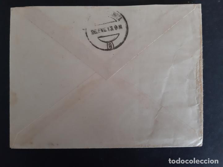 Sellos: circulada 1913 DE SOLLER A MANACOR BALEARES - Foto 2