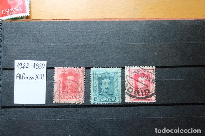 Sellos: Lote de 3 sellos Alfonso XIII tipo Vaquer - Foto 1 - 164723522