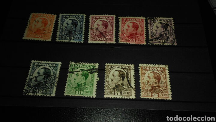 Sellos: EDIFIL 490 A 498. VAQUER DE PERFIL. - Foto 1