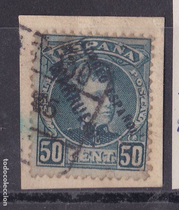 Briefmarken: MM30- Colonias MARRUECOS Edifil 10cc. Cambio Color Sobrecarga Usado Fragmento