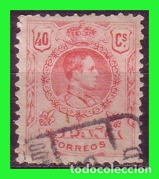 Selos: 1909 Alfonso XIII, medall&oacute;n, EDIFIL n&ordm; 276 (o)