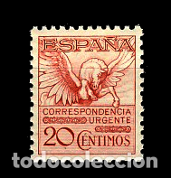 Sellos: 592A**   PEGASO CON CIFRA. CL - Foto 1