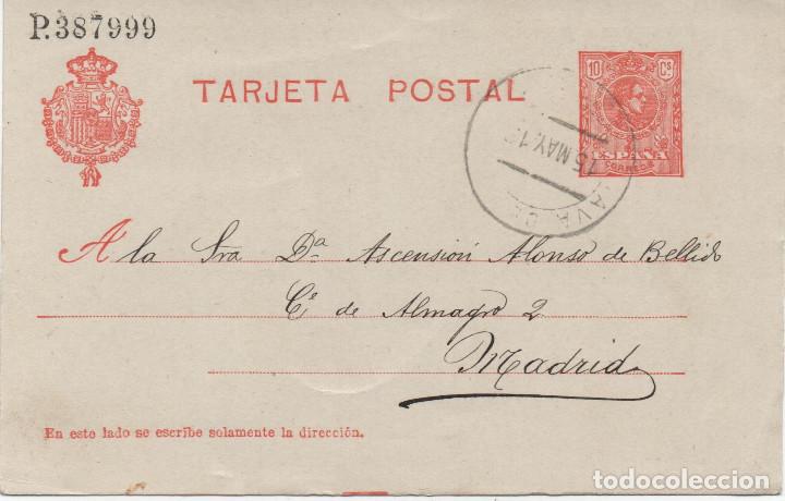 Sellos: Entero postal circulado de 1910 - Foto 1