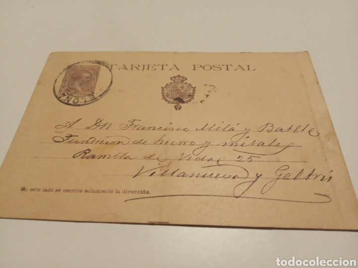 Sellos: Tarjeta postal 1900 - Foto 1