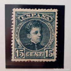 Sellos: EDIFIL 244, 15 CENT, ALFONSO XIII, 1901-1905. Lote 232091280