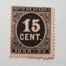 Sellos: EDIFIL 238, 15 CENT, IMPUESTO DE GUERRA, ALFONSO XIII, 1898-1899. Lote 232091315