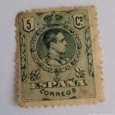 Selos: SELLO DE ESPAÑA 1909. ALFONSO XIII TIPO MEDALLON 5 CTS. NUEVO.. Lote 253960700