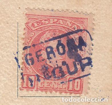 Sellos: CARTER&Iacute;A DE BEGUR (GIRONA) SOBRE POSTAL - Foto 2