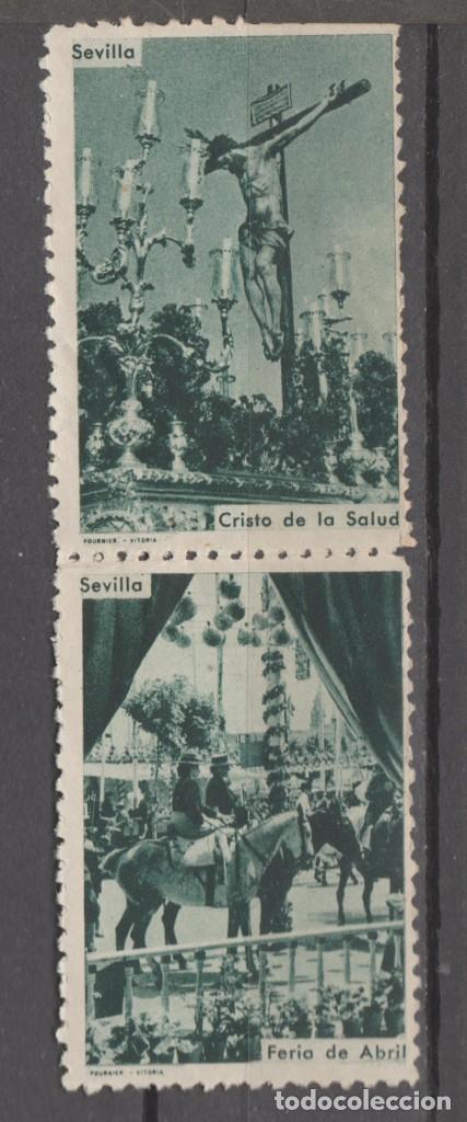Sellos: ESPA&Ntilde;A, VI&Ntilde;ETAS DE SEVILLA. - Foto 1