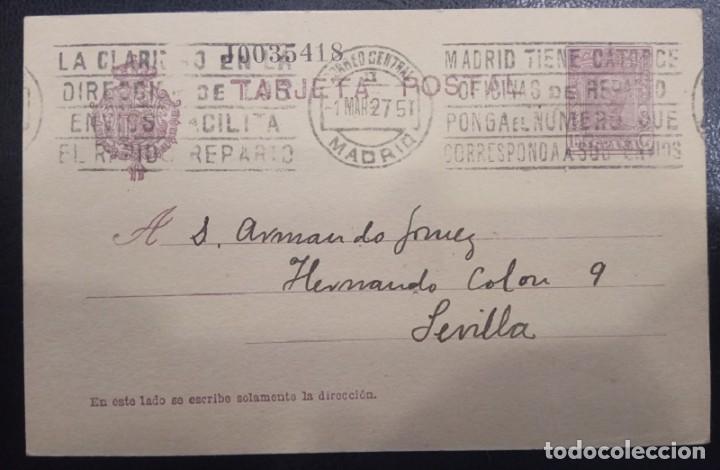 Sellos: 1927.- MADRID SEVILLA. - Foto 1