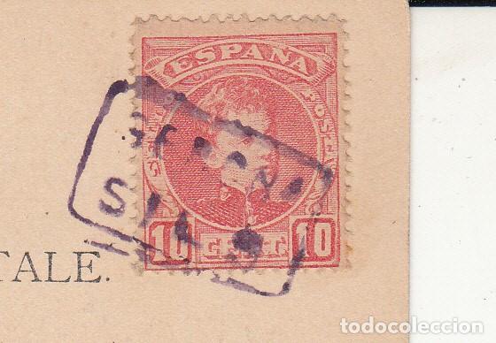 Sellos: CARTER&Iacute;A - DE SILS (GIRONA) EN POSTAL - Foto 2