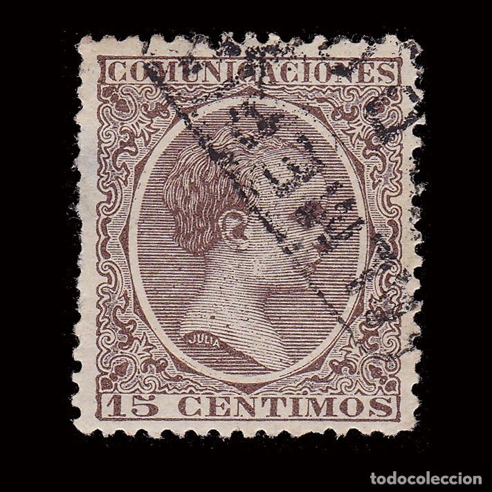 Francobolli: CARTER&Iacute;A.Alfonso XIII 15c.ALMER&Iacute;A.GADOR.