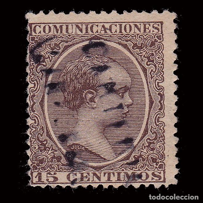 Francobolli: CARTER&Iacute;A.Alfonso XIII 15c.BADAJOZ.CAMPILLO.