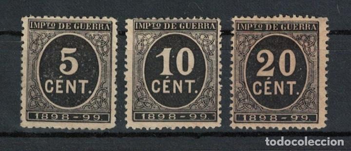 TV_003.G14/ 1898 CIFRAS (SPAIN), EDIFIL 236/7 , 239* CATALOGO 29,00 € (Sellos - España - Alfonso XIII de 1.886 a 1.931 - Nuevos)