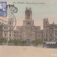 Selos: FRANQUICIA DE ESTAFETA DEL SENADO -1930- EN POSTAL DE MADRID Y SELLO COLEGIO HUERFANOS --EXCELENTE-. Lote 309935323