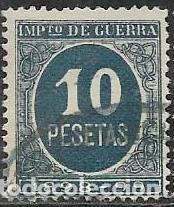 Sellos: IMPUESTO DE GUERRA 10 PTA - Foto 1