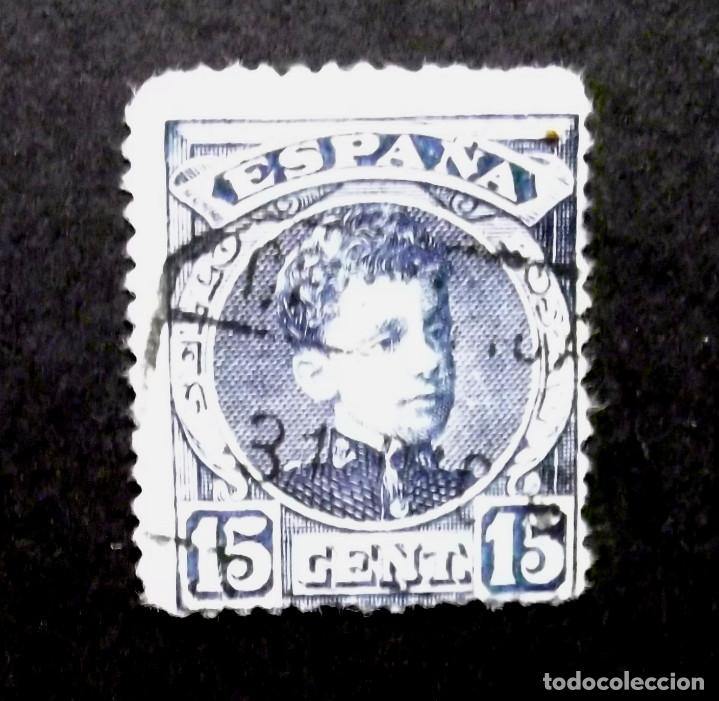 Sellos: 244, USADO, ALFONSO III. - Foto 1