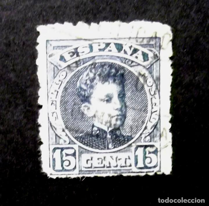 Sellos: 244, USADO, ALFONSO III. - Foto 1