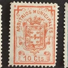 Sellos: FISCALES. ARBITRIOS MUNICIPALES DEL AYUNTAMIENTO DE MURCIA. 1905