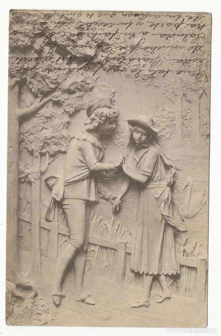 Sellos: postal circulada 1904 a madrid - Foto 2