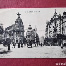 Sellos: POSTAL GRAN VIA DE MADRID CIRCULADA 1921 A SONDERSHAUSEN ALEMANIA. Lote 364033776