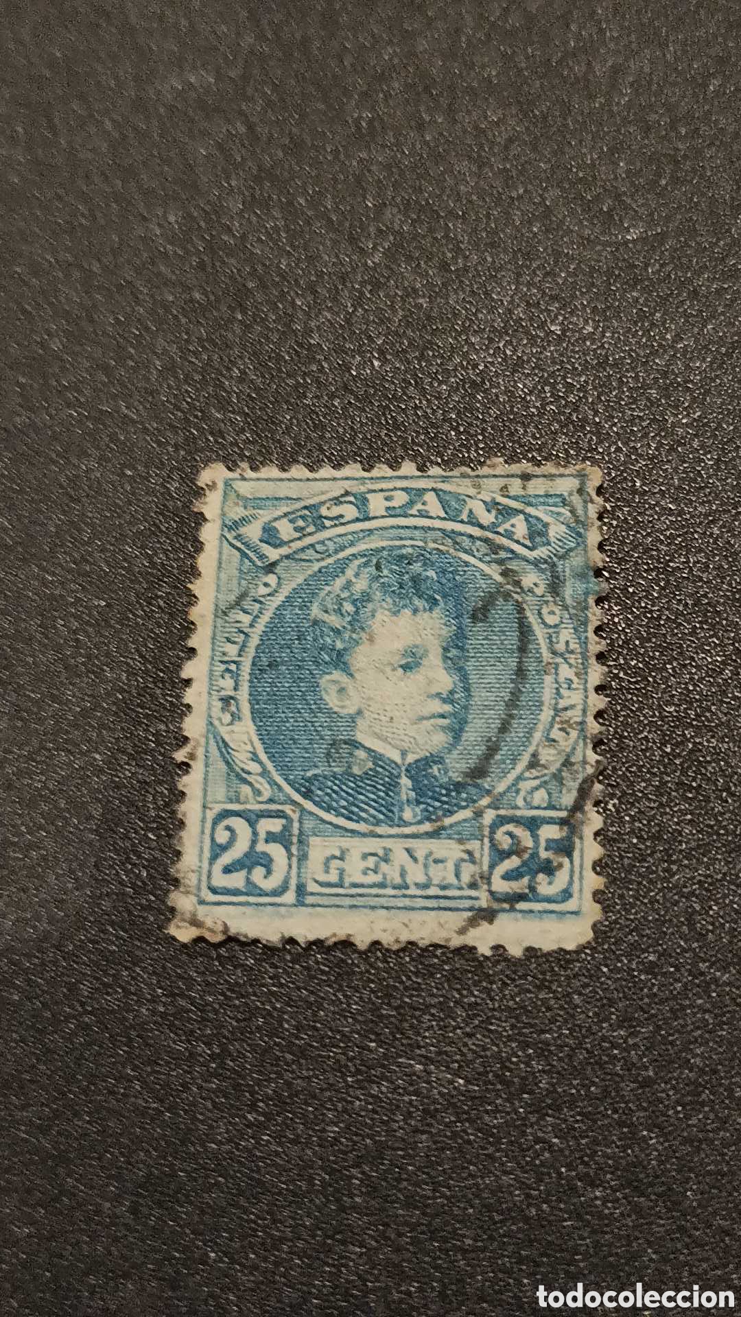 Sellos: Alfonso xll 1 centenario 1901-49 - Foto 1