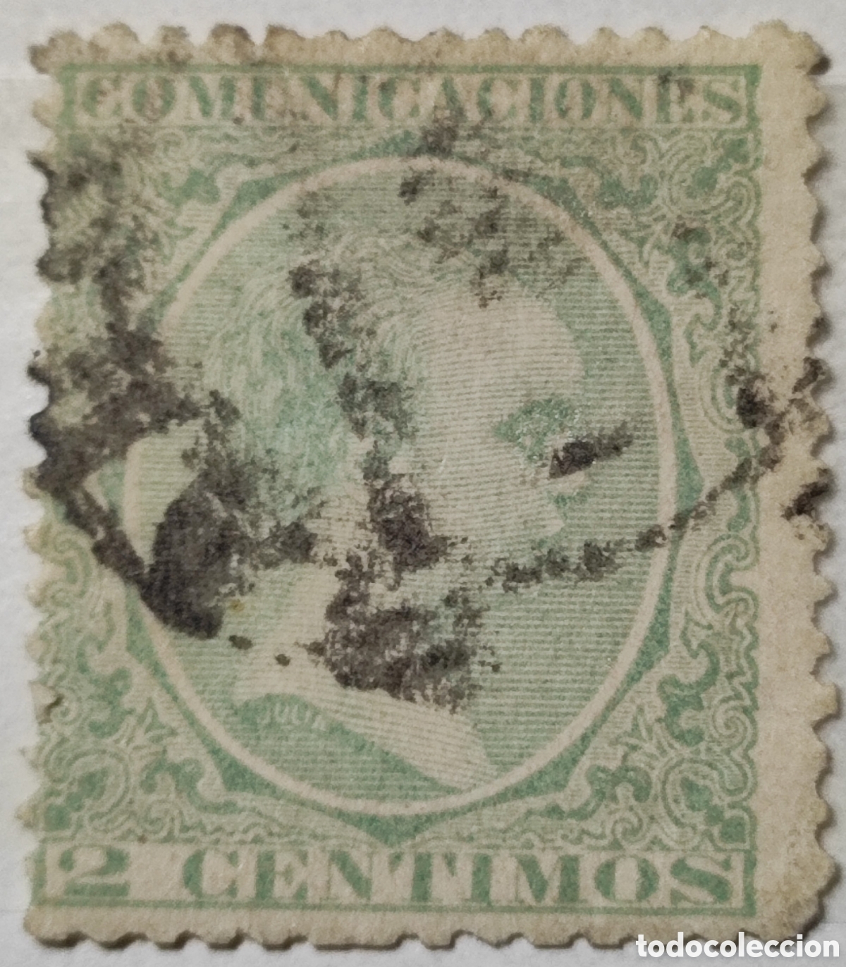Sellos: Espa&ntilde;a 2 c&eacute;ntimos 1889-1901 - Foto 1