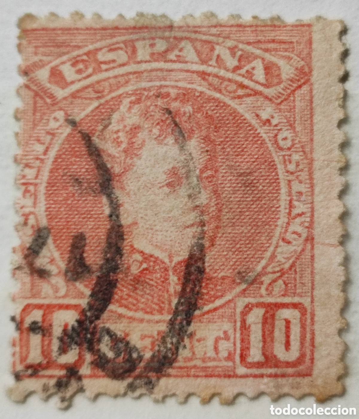 Sellos: Espa&ntilde;a 10 c&eacute;ntimos 1901-05 - Foto 1