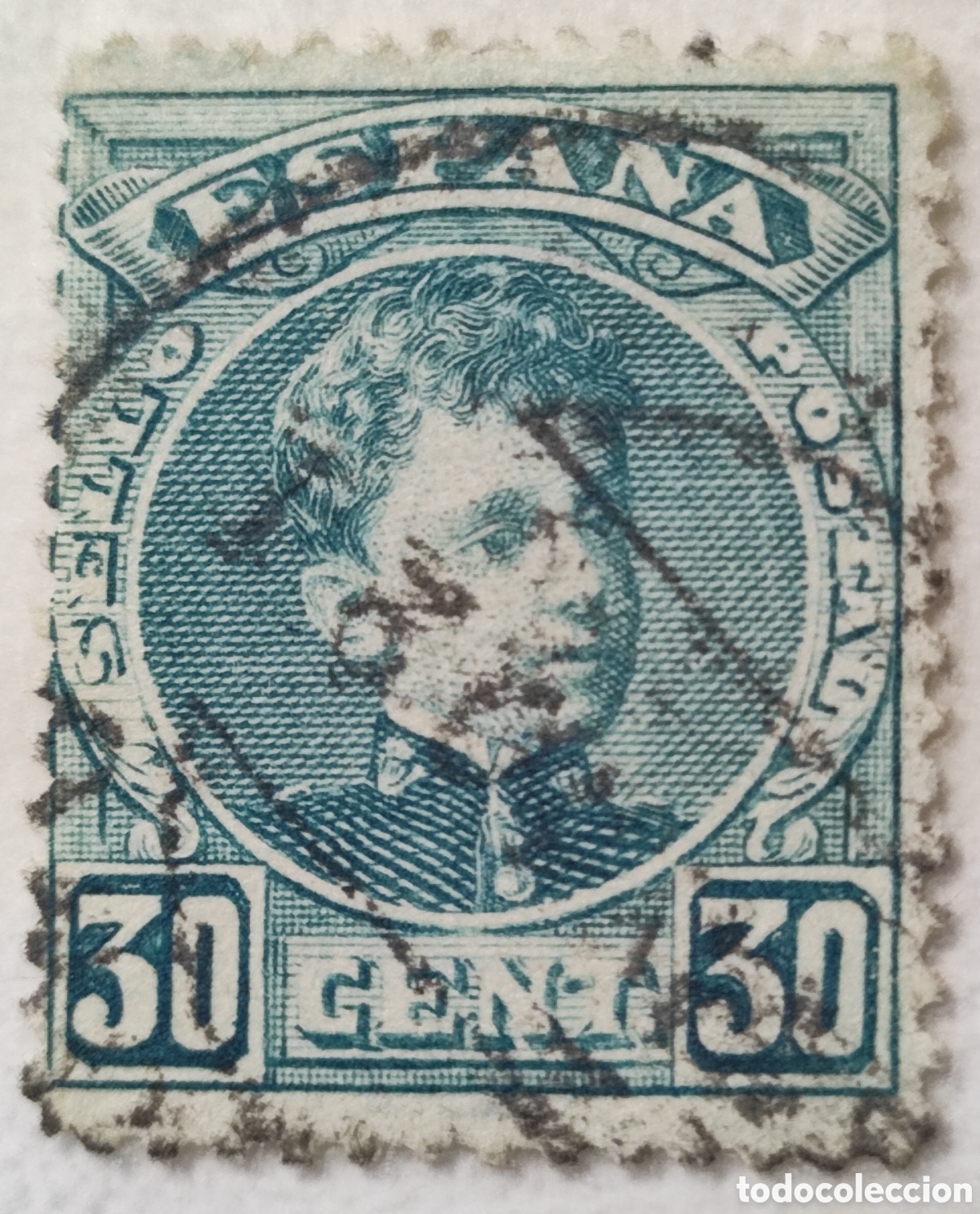 Sellos: Espa&ntilde;a 30 c&eacute;ntimos 1901-05 - Foto 1