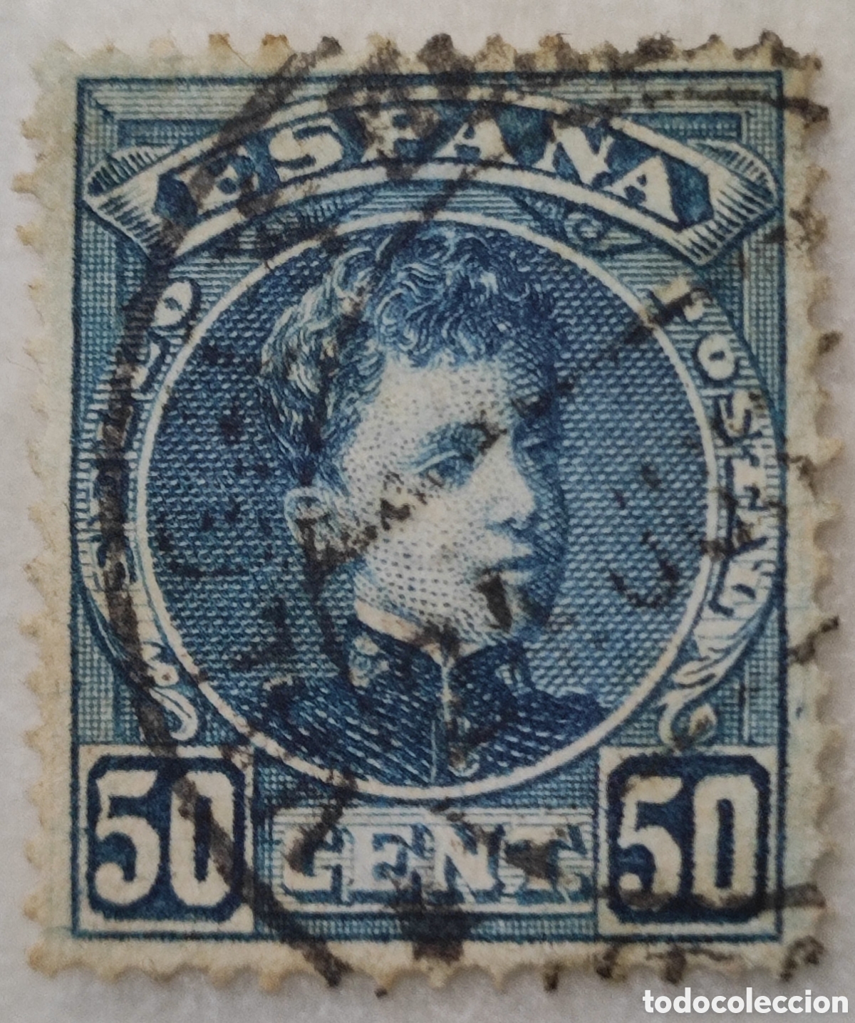 Sellos: Espa&ntilde;a 50 c&eacute;ntimos 1901-05 - Foto 1